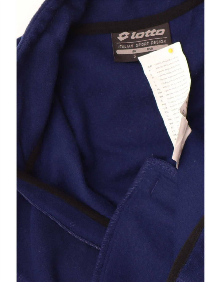 Giacca in pile da donna Lotto UK 10 Small Blu Navy Poliestere