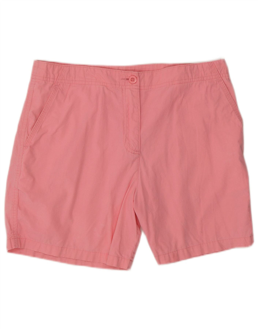 Pantaloncini casual da donna Marks & Spencer UK 12 medi W32 cotone rosa