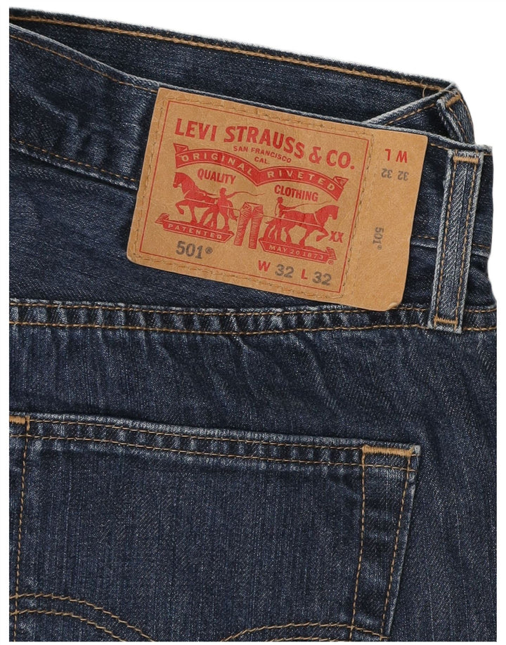 Levi's Uomo 501 Jeans dritti W32 L27 Cotone blu navy