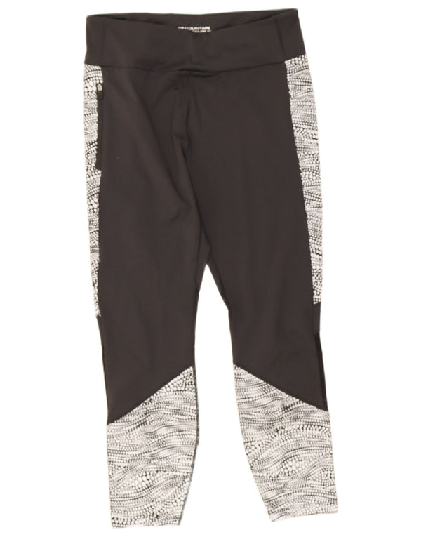Leggings Capri da donna Mountain Warehouse UK 14 Medium Black Colourblock