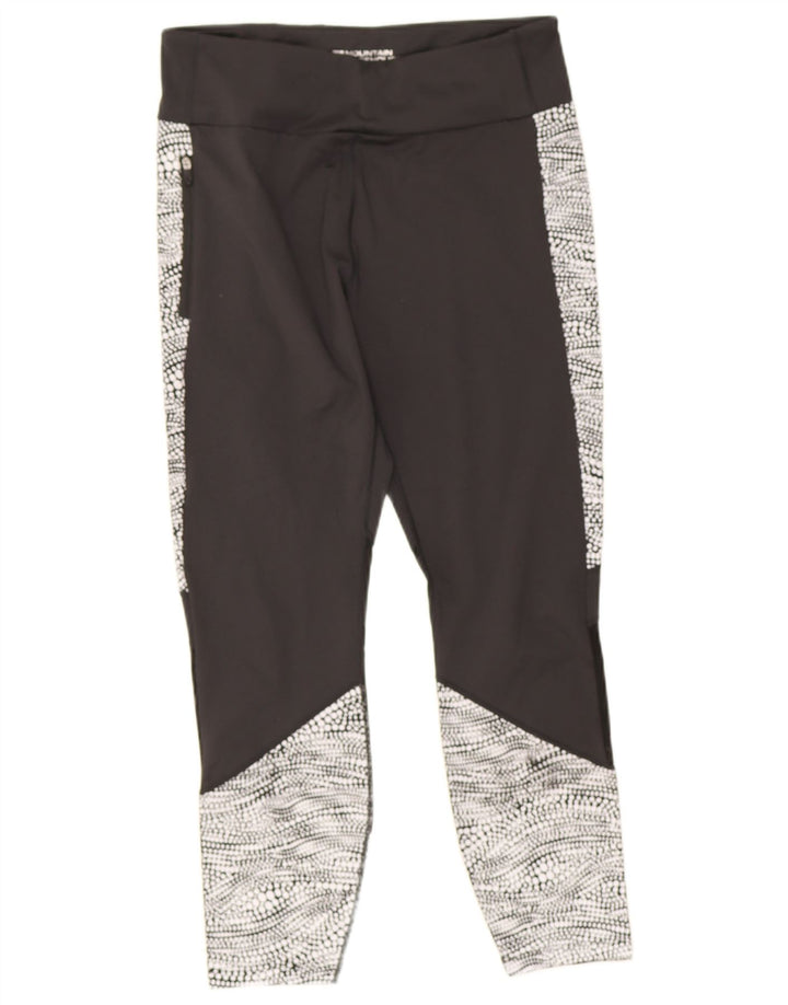 Leggings Capri da donna Mountain Warehouse UK 14 Medium Black Colourblock
