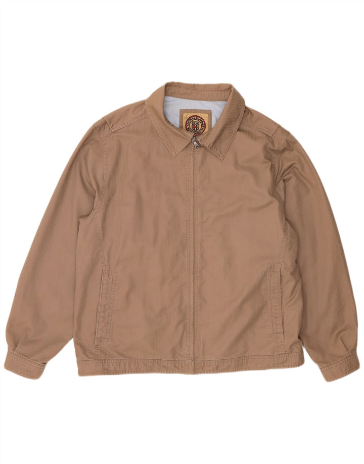 Giubbotto bomber da uomo Marks & Spencer UK 42 XL Cotone gessato beige