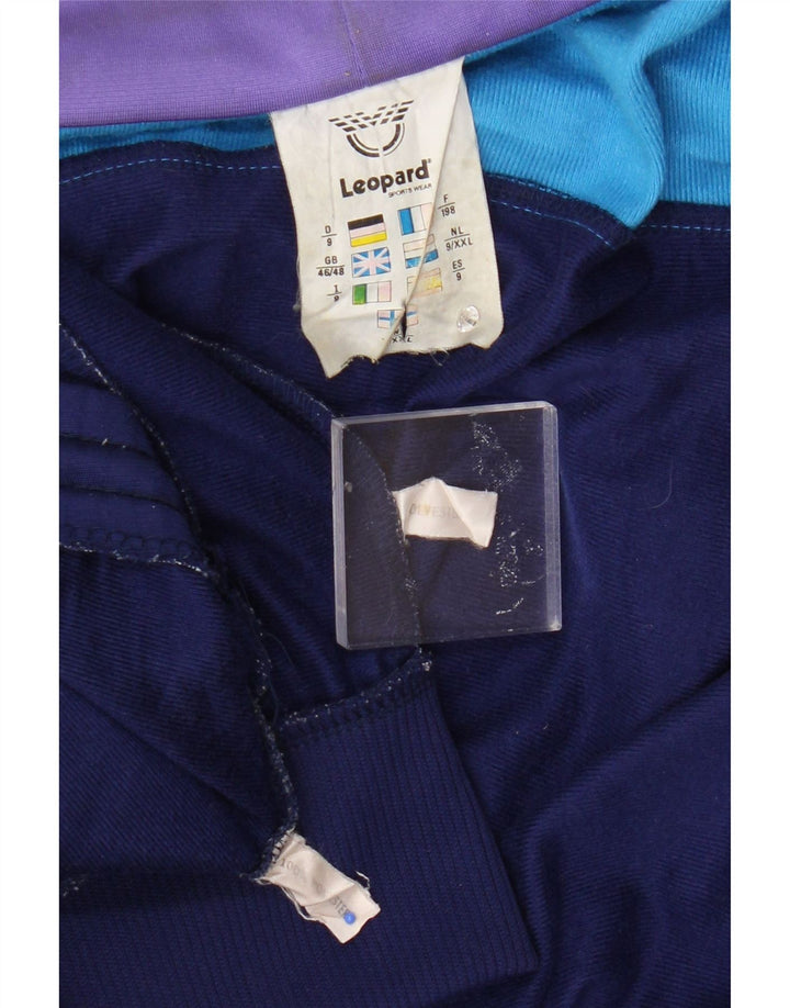 Tuta intera da uomo Leopard UK 46/48 XL Poliestere color block blu navy