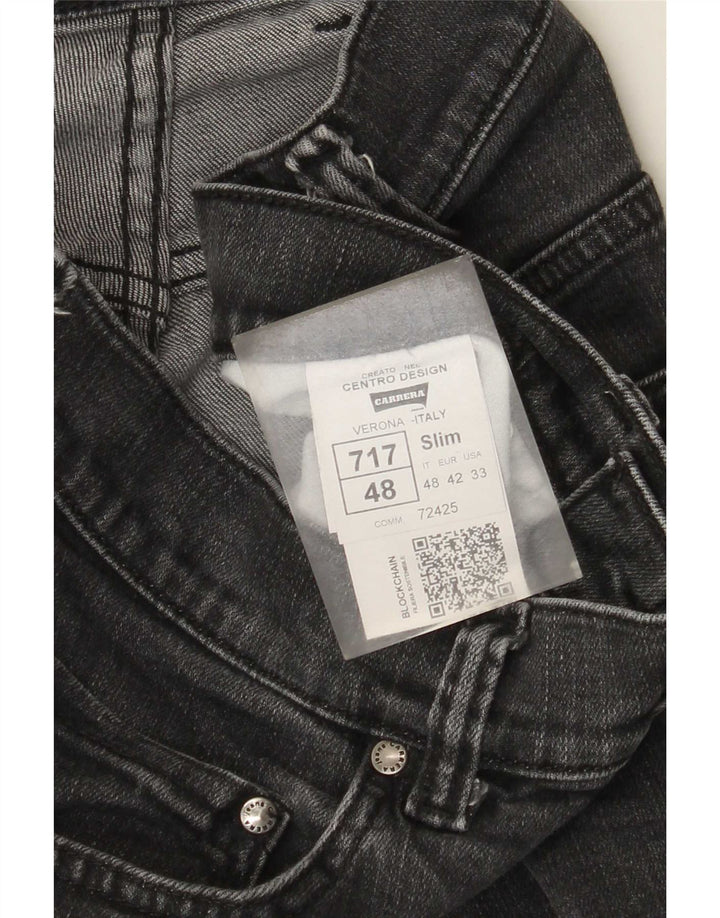 Jeans Carrera Uomo 717 Slim W33 L31 Cotone Grigio