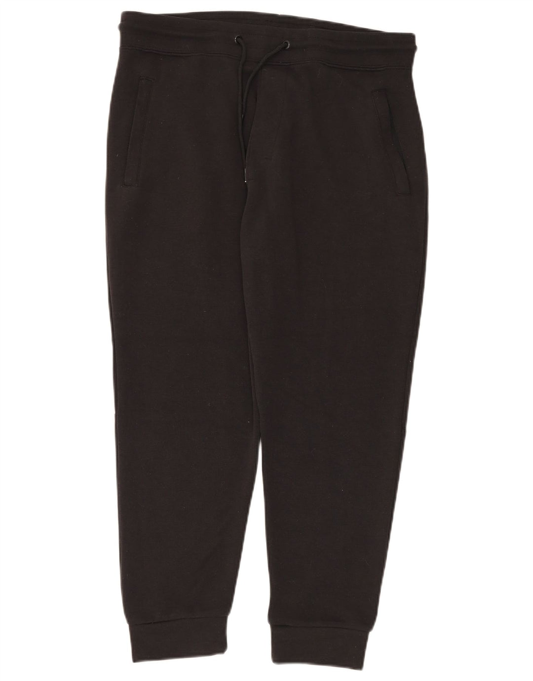 Pantaloni da tuta da donna ZARA Joggers UK 14 Large Nero Poliestere