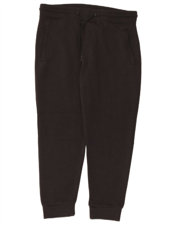 Pantaloni da tuta da donna ZARA Joggers UK 14 Large Nero Poliestere