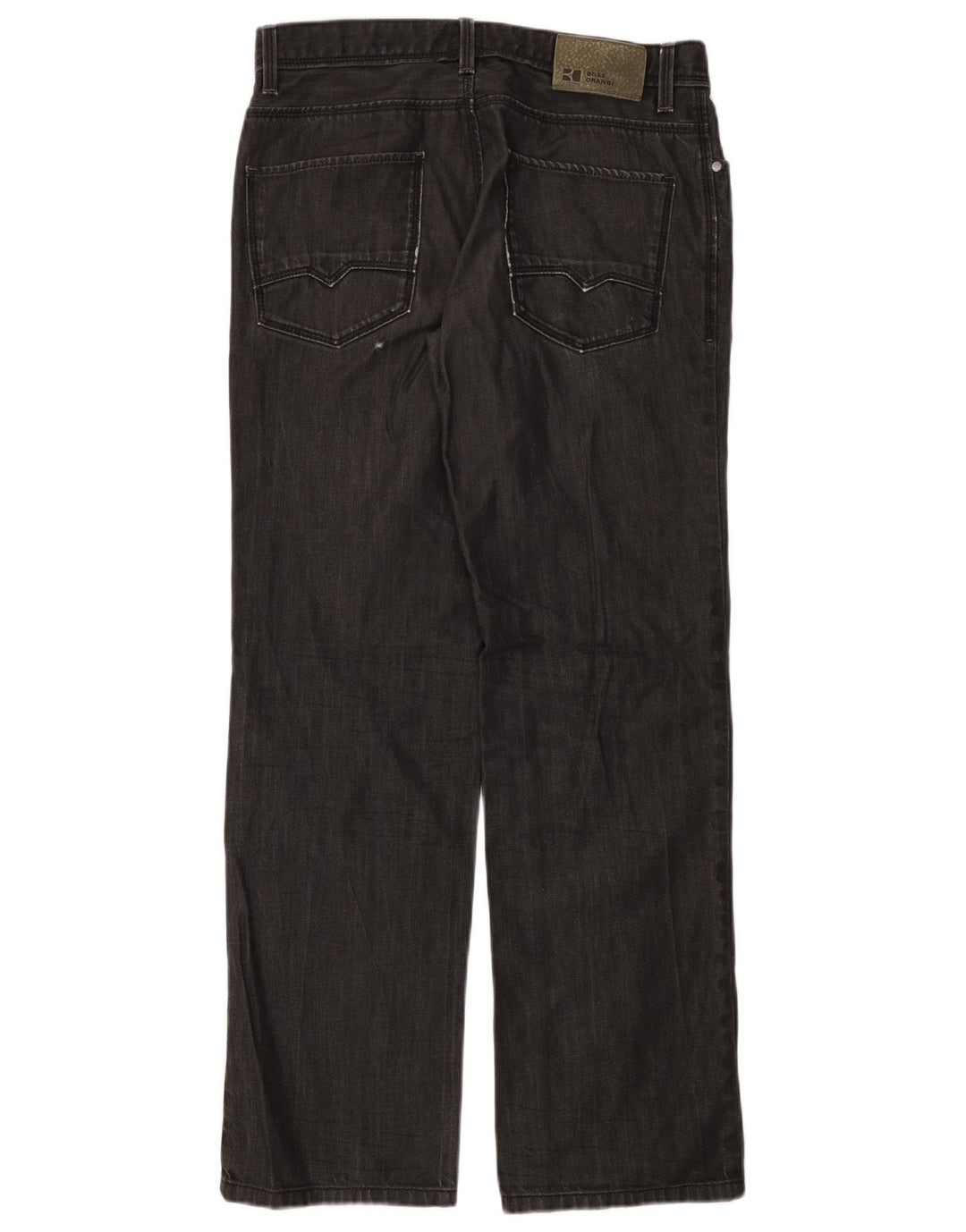 Jeans dritti da donna HUGO BOSS W33 L32 cotone grigio