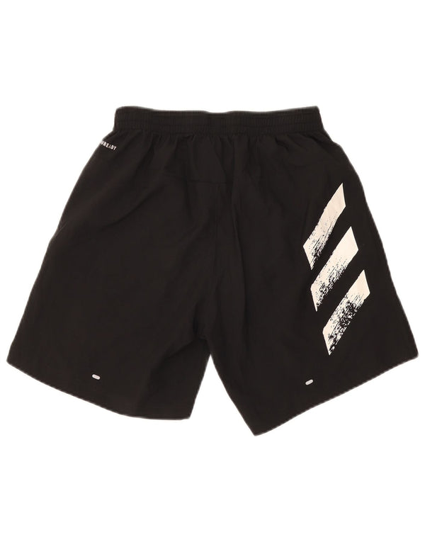 Pantaloncini sportivi Adidas Aeroready da donna UK 10 piccoli neri