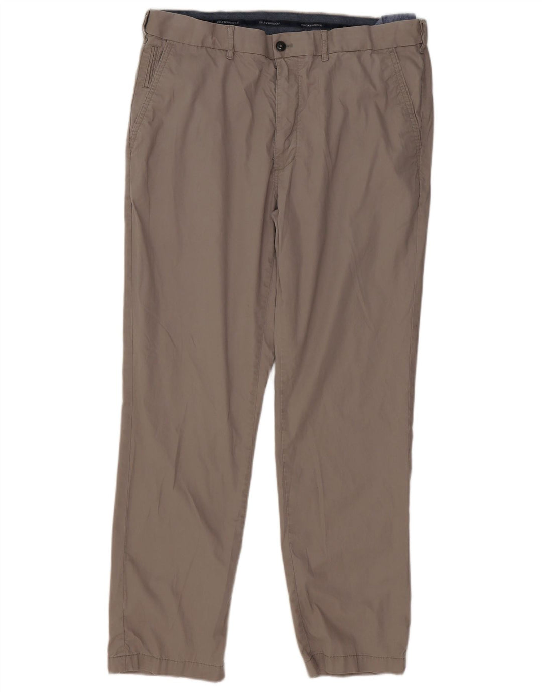 Pantaloni chino dritti Marks & Spencer da uomo blu Harbour W38 L31 grigi