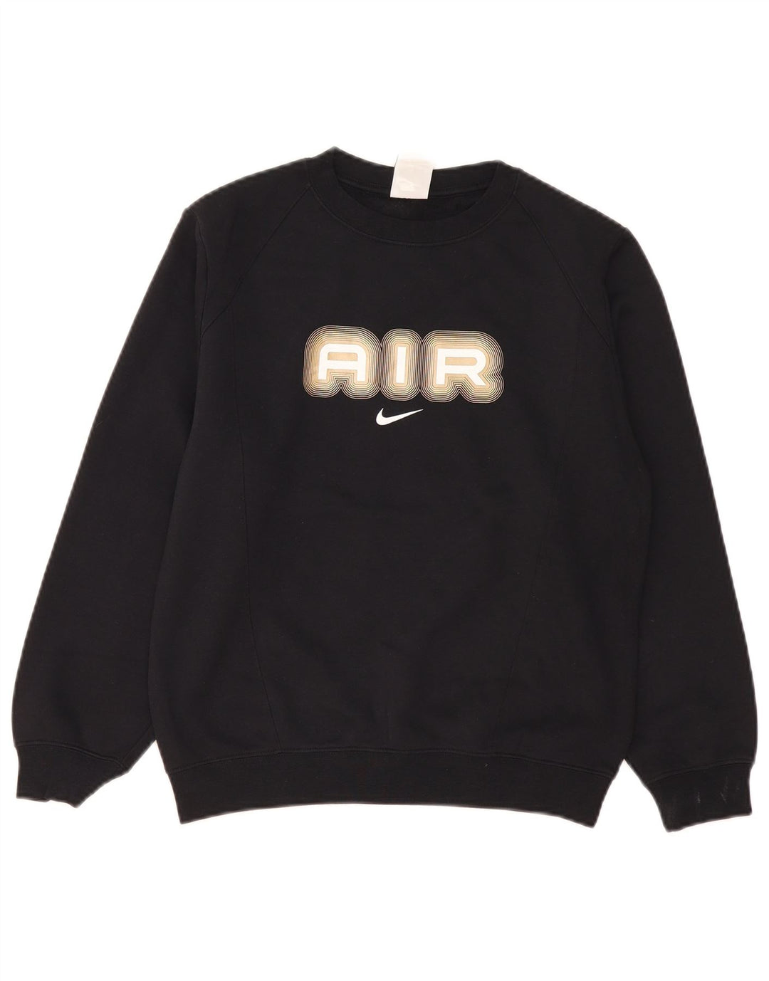 Felpa con grafica Nike Air da ragazzo, 12-13 anni, grande, in poliestere nero