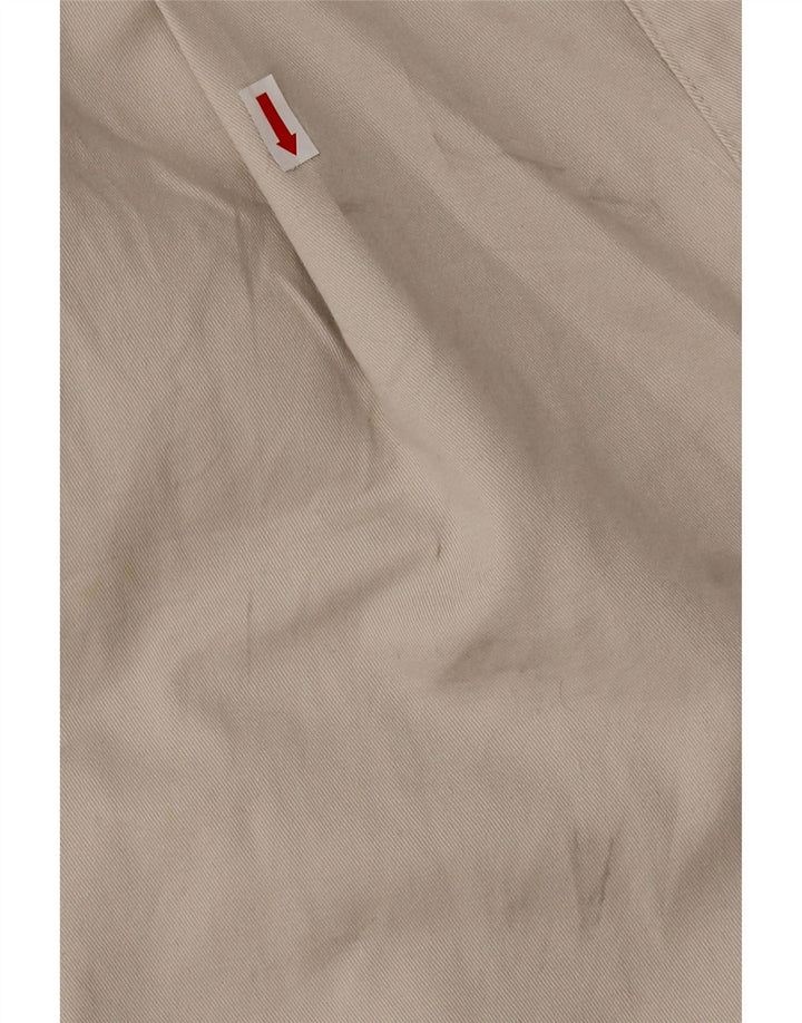 DOCKERS Pantaloncini chino con pegging da uomo Stain Defender W38 XL cotone grigio