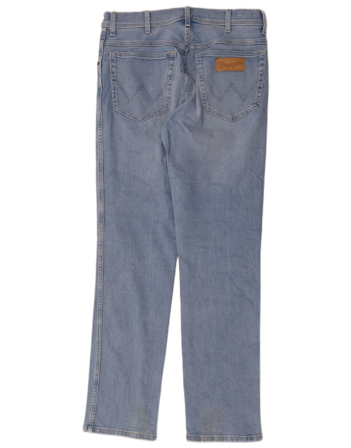 Jeans Wrangler Texas Slim da uomo W33 L32 in cotone blu