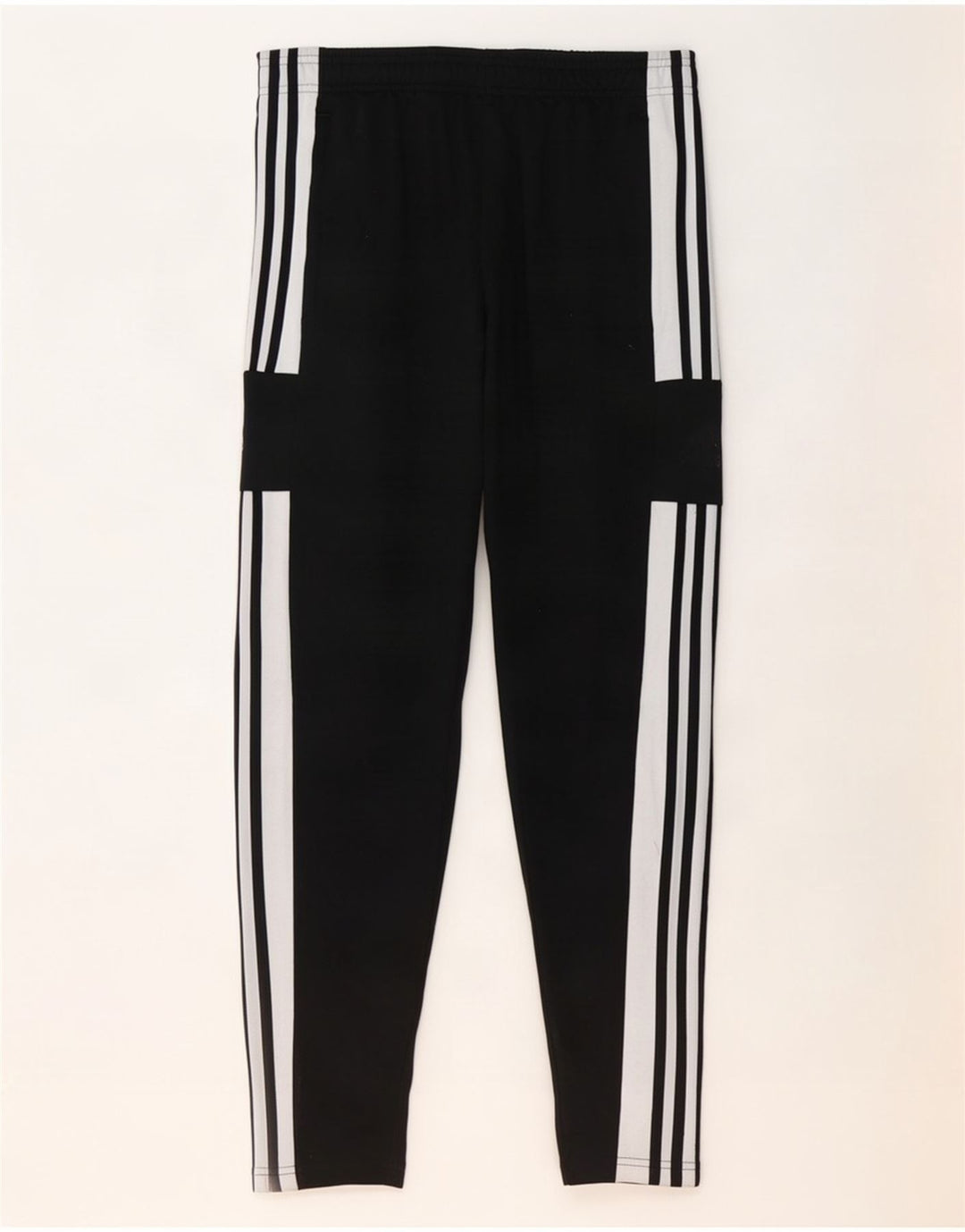 Pantaloni da tuta grafica da uomo Adidas, poliestere color block medio nero