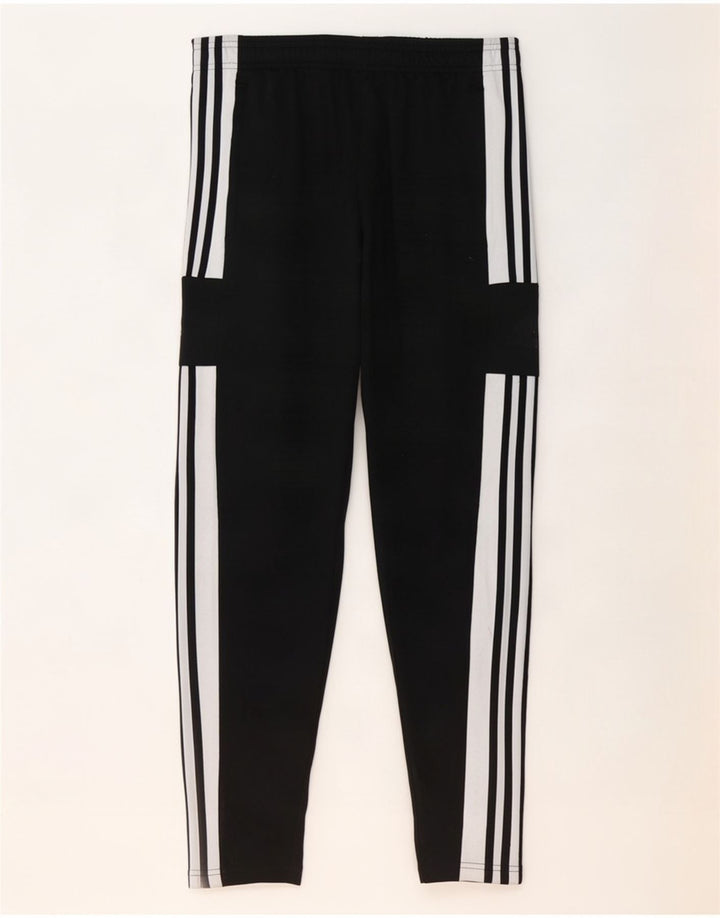Pantaloni da tuta grafica da uomo Adidas, poliestere color block medio nero
