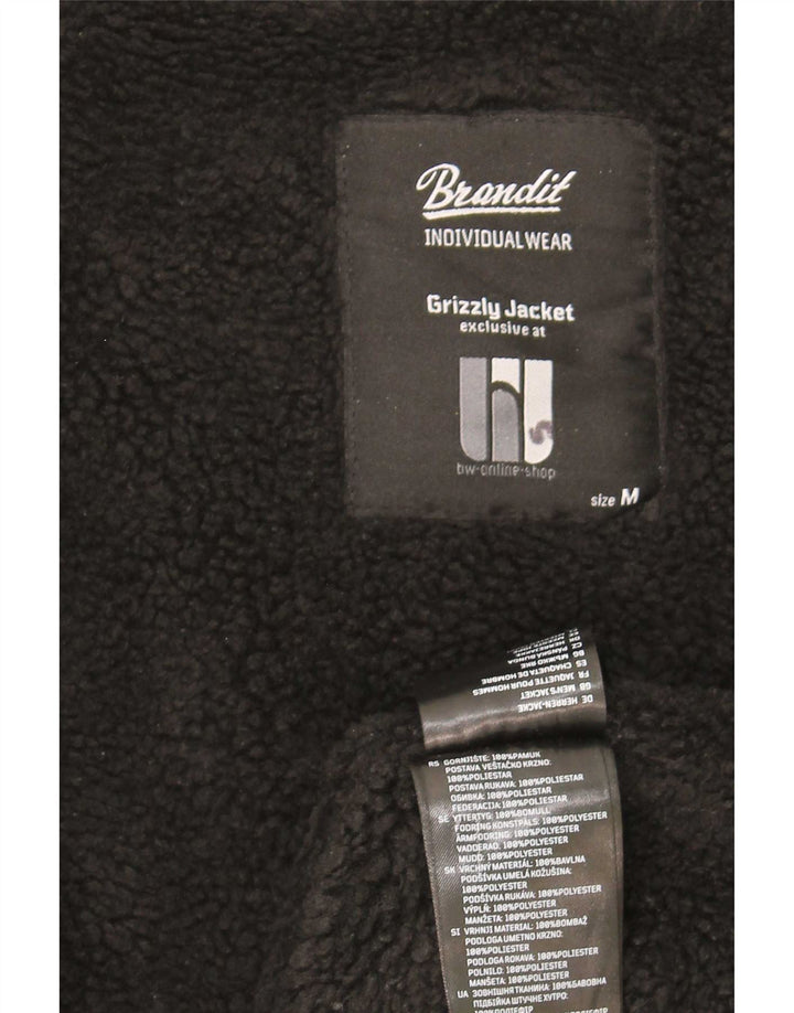 Giubbotto bomber imbottito con cappuccio da uomo Brandit UK 38 medio poliestere nero