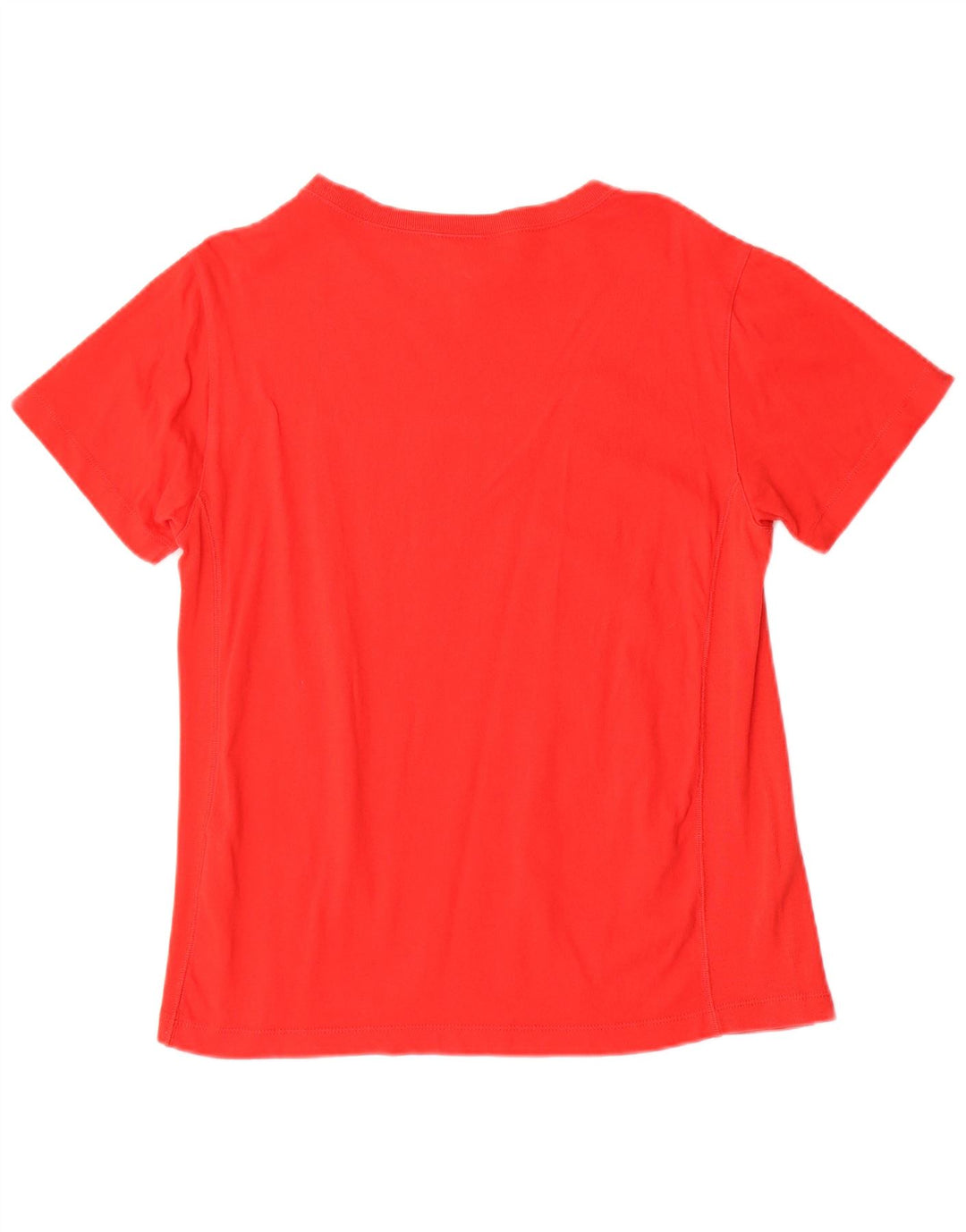 T-shirt grafica da donna Champion Top UK 14 cotone rosso medio
