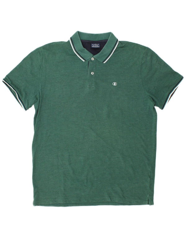 Polo da uomo Champion XL a righe verdi