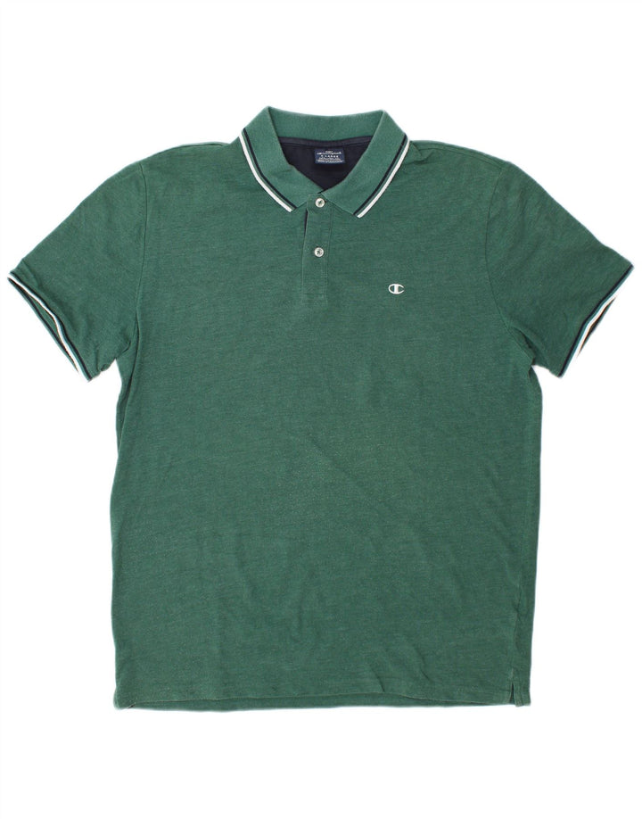 Polo da uomo Champion XL a righe verdi