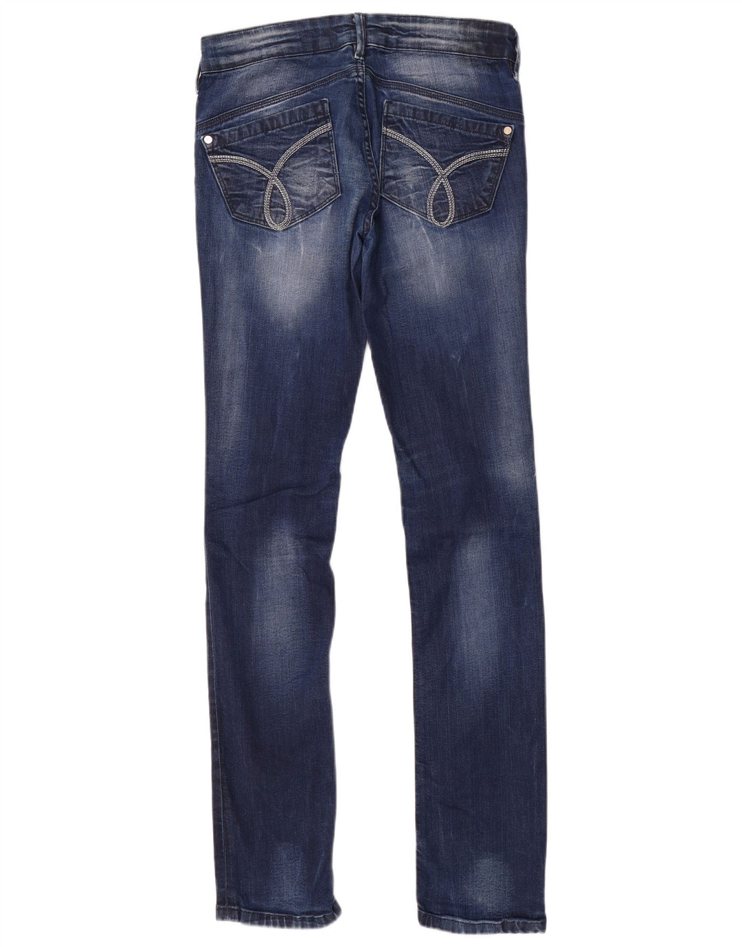 CALVIN KLEIN Jeans skinny body fit da donna W28 L33 cotone blu