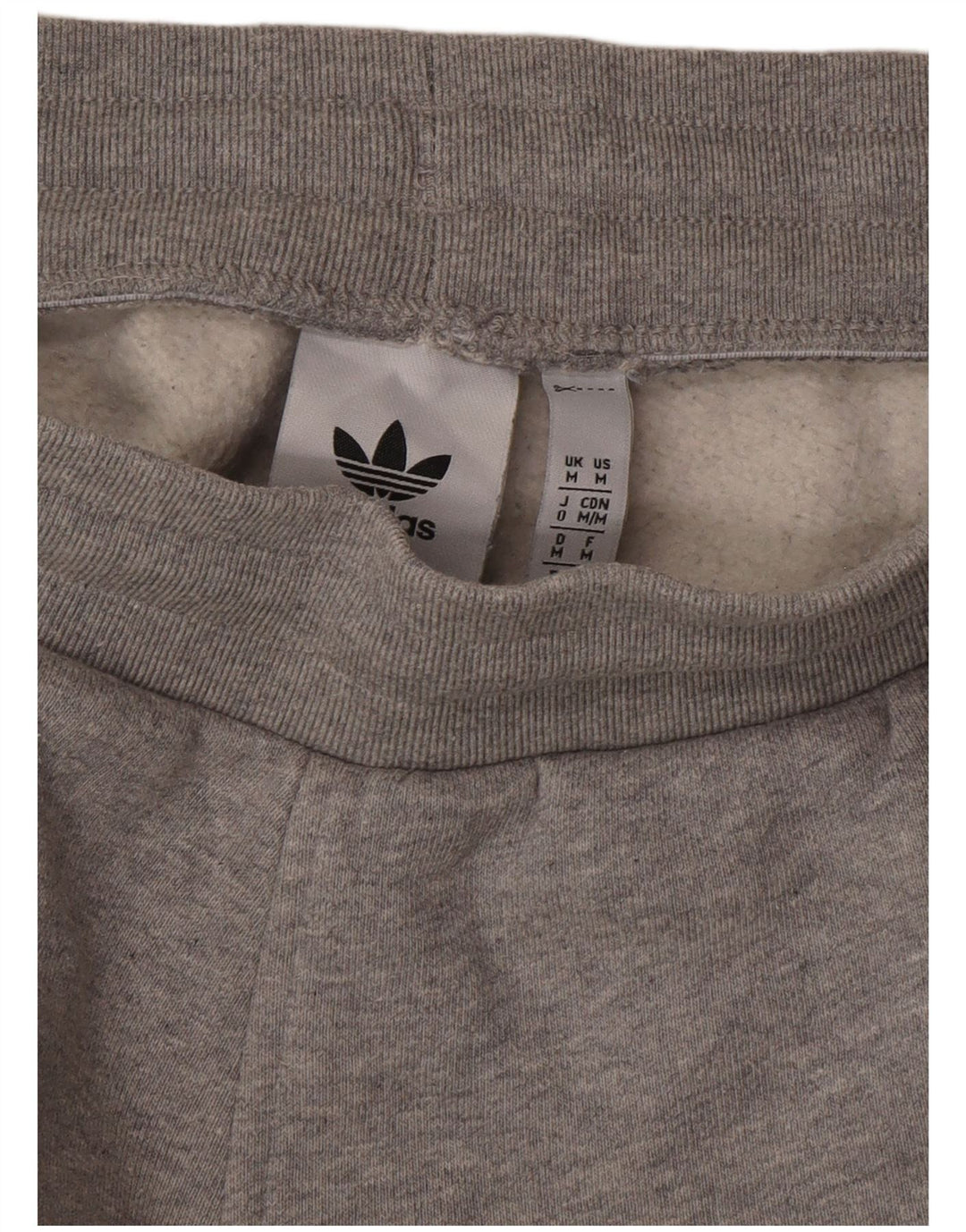 Pantaloni da tuta da donna Adidas Joggers medi W32 L30 cotone grigio