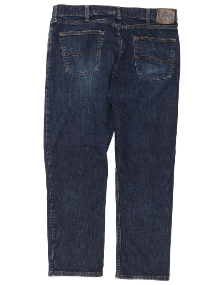 Jeans dritti da uomo Lee W36 L29 cotone blu navy