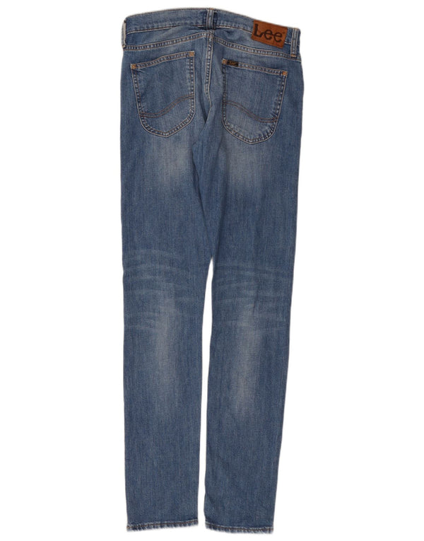 Jeans slim Lee invecchiati Luke da donna W29 L32 cotone blu