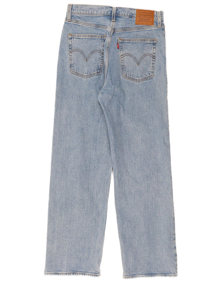 Jeans dritti Ribcage da donna Levi's W28 L27 cotone blu