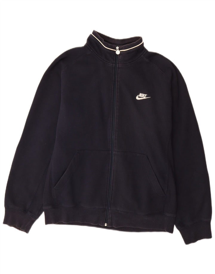 Giacca da tuta da uomo Nike UK 38/40 Medio Blu Navy Cotone