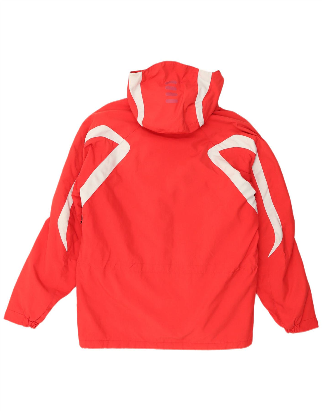 Giacca da sci con cappuccio Fila da uomo UK 38 nylon color block rosso medio