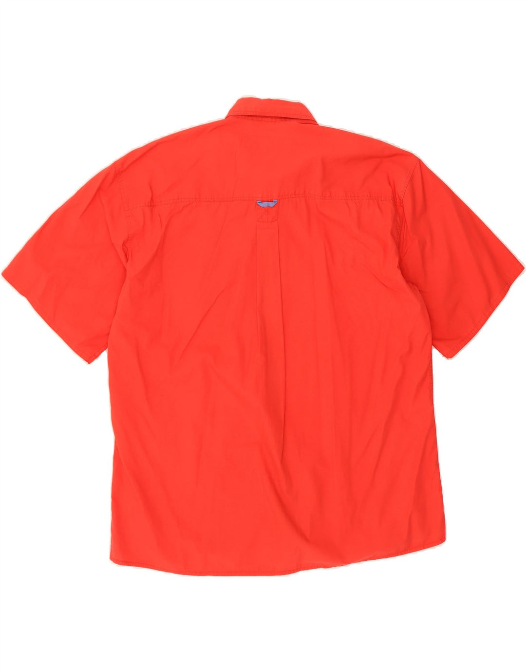 VINTAGE Mens Short Sleeve Shirt XL Red Vintage Vintage and Second-Hand Vintage from Messina Hembry 