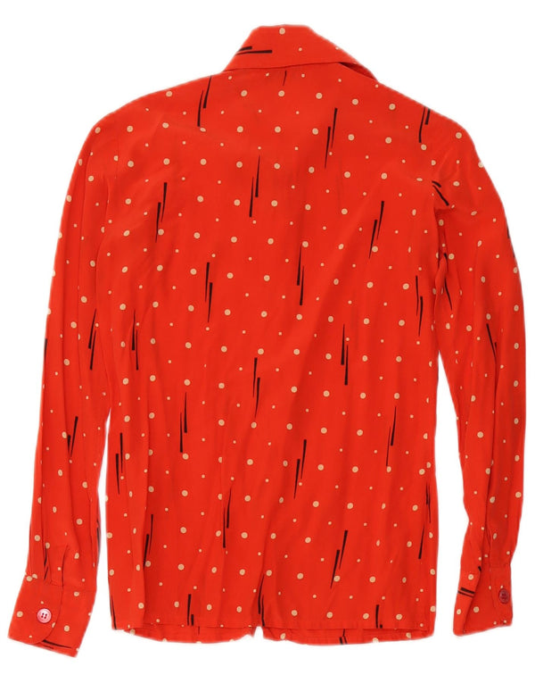 Pancaldi & B Camicia Camicetta Donna US 00 2XS Rosso Maculato
