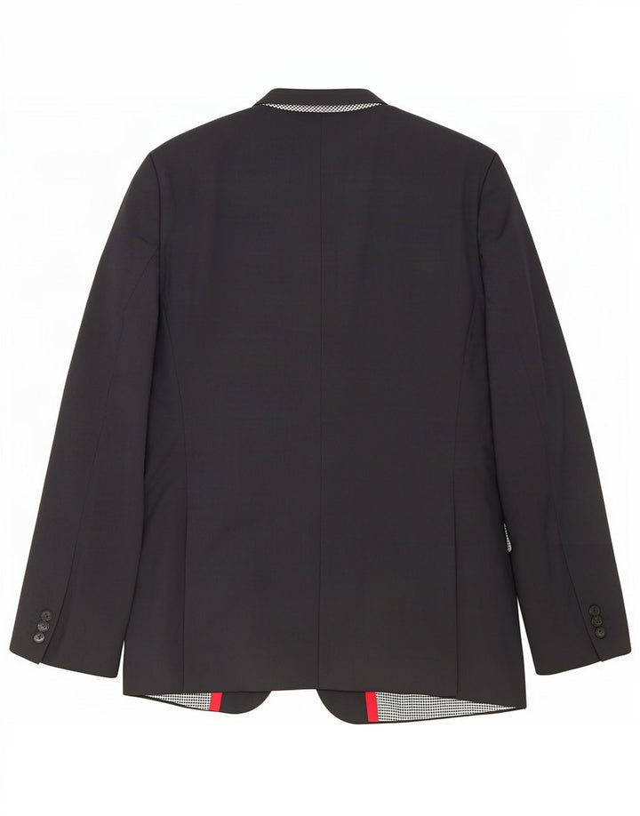 Giacca blazer a 2 bottoni da uomo Zara UK 38 Poliestere grigio medio