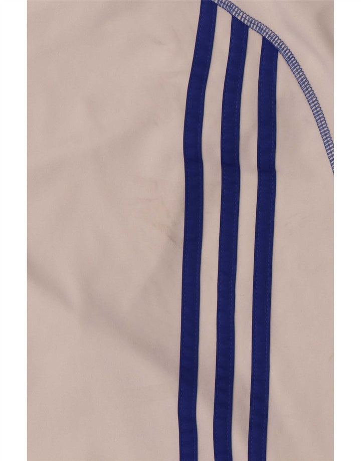 Pantaloncini sportivi Adidas Clima 365 da uomo in poliestere bianco medio