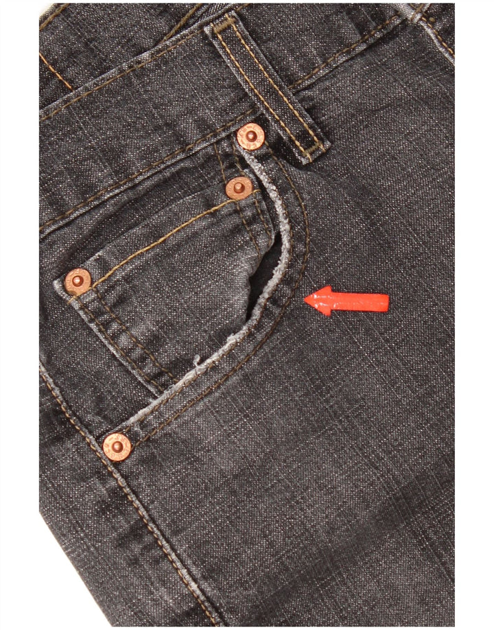 Levi's Donna 505 Jeans dritti effetto consumato US 6 Medio W30 L32 Grigio
