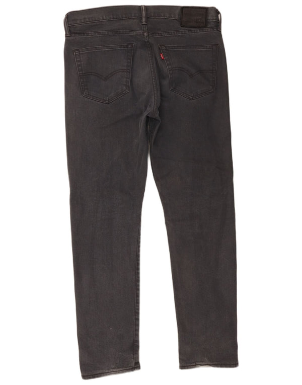 Jeans slim da uomo Levi's W34 L32 cotone grigio