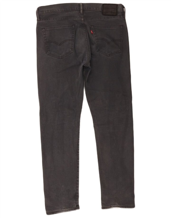 Jeans slim da uomo Levi's W34 L32 cotone grigio