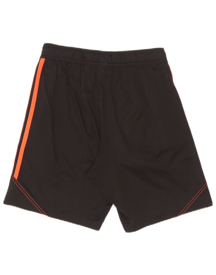 Pantaloncini sportivi Adidas da uomo piccoli in poliestere nero