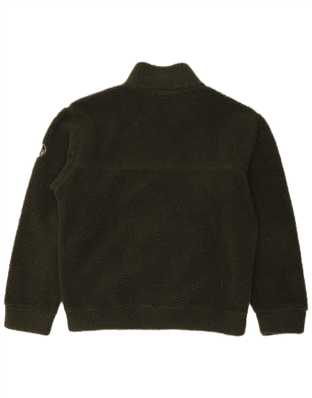 Giacca in pile grafica da uomo North Sails UK 38 Poliestere verde medio