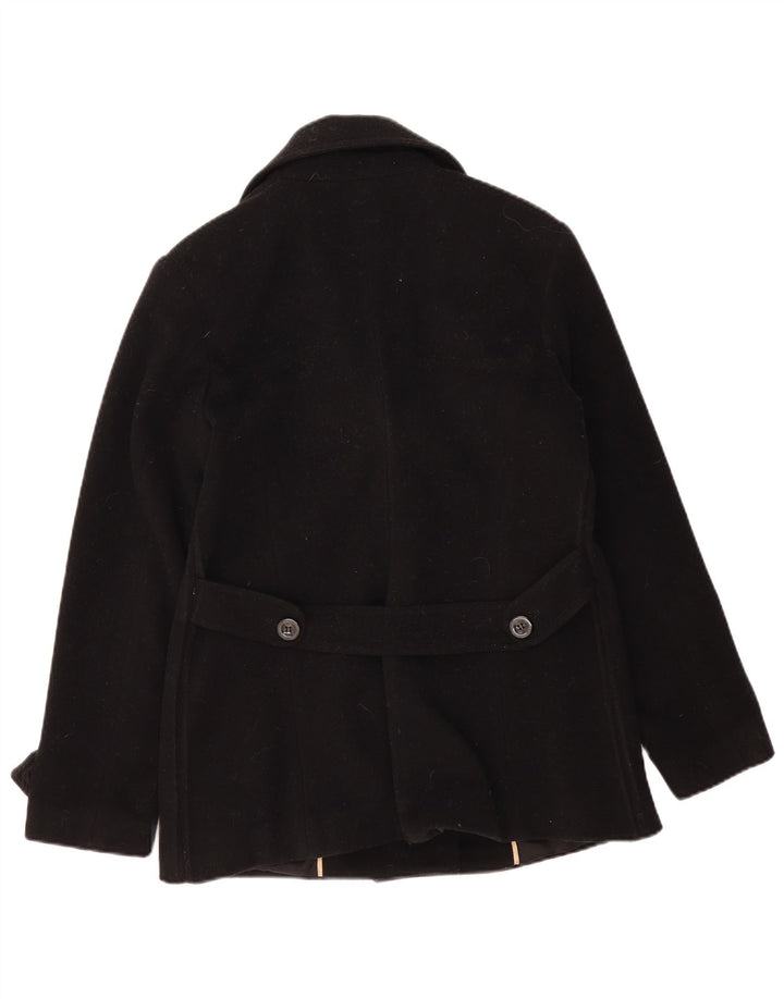 Cappotto da marinaio da donna Tommy Hilfiger UK 16 grande lana nera