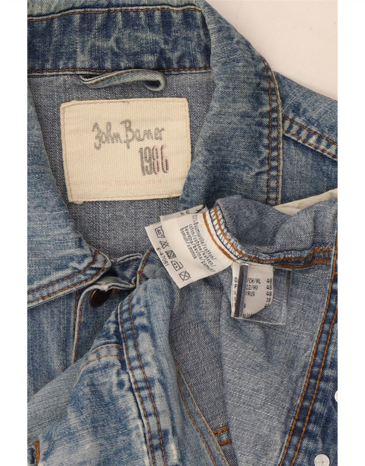 Giacca di jeans da uomo John Baner UK 38 Cotone blu medio