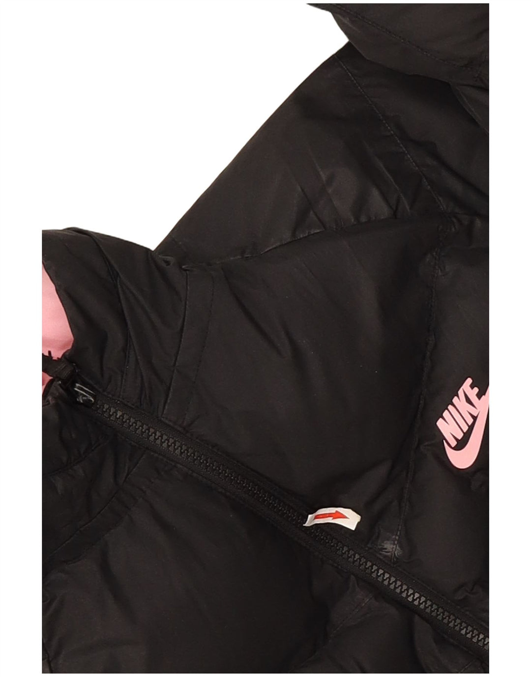 Giacca imbottita con cappuccio Nike bambina 13-14 anni XL poliestere nero