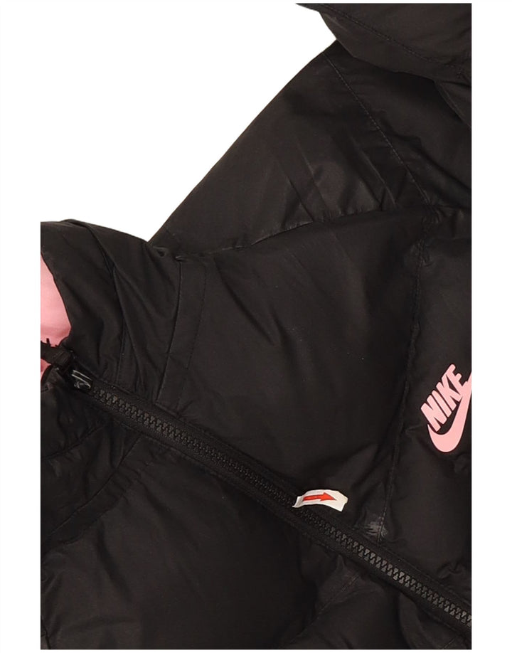 Giacca imbottita con cappuccio Nike bambina 13-14 anni XL poliestere nero