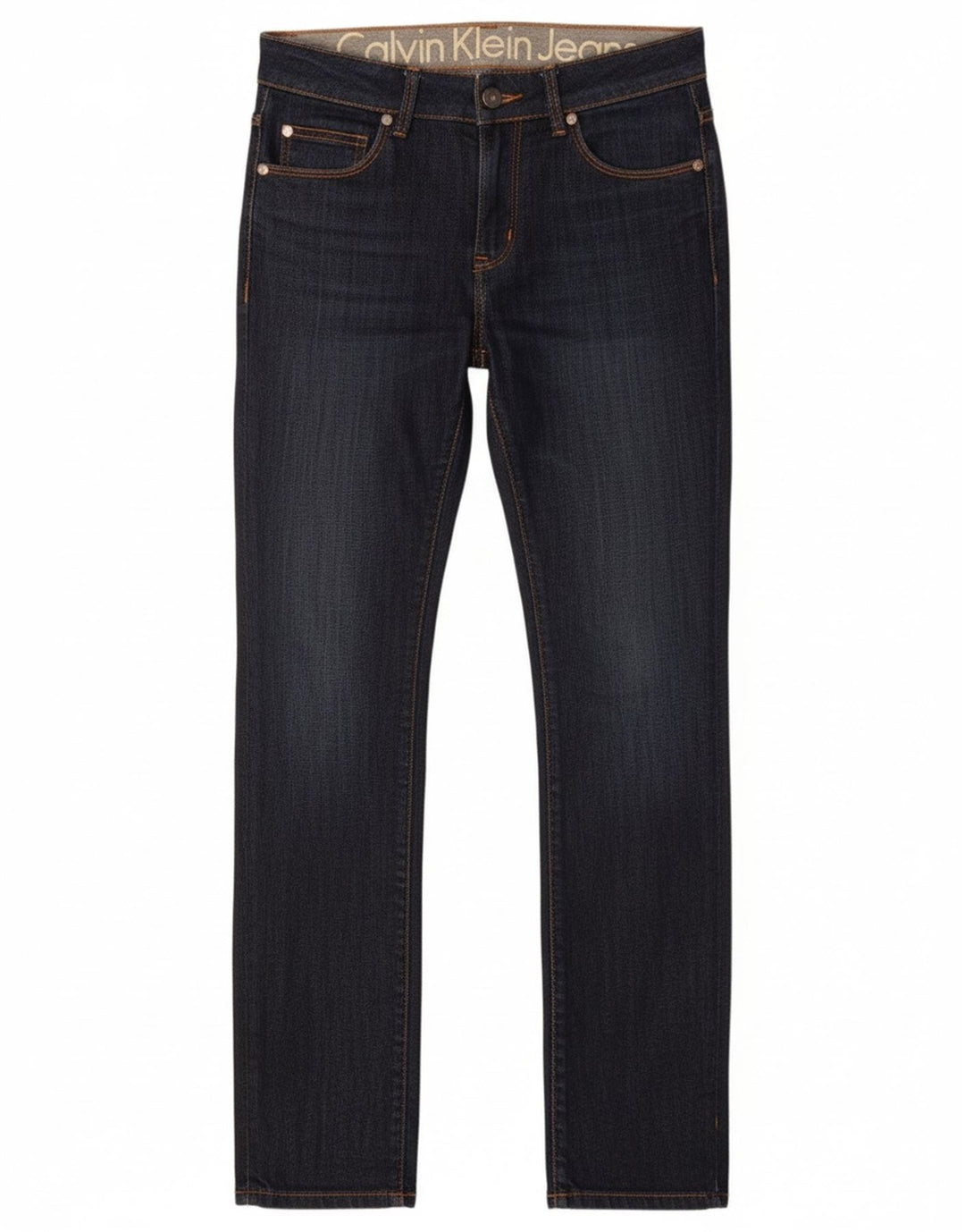 Jeans slim da donna Calvin Klein W30 L33 Blu navy
