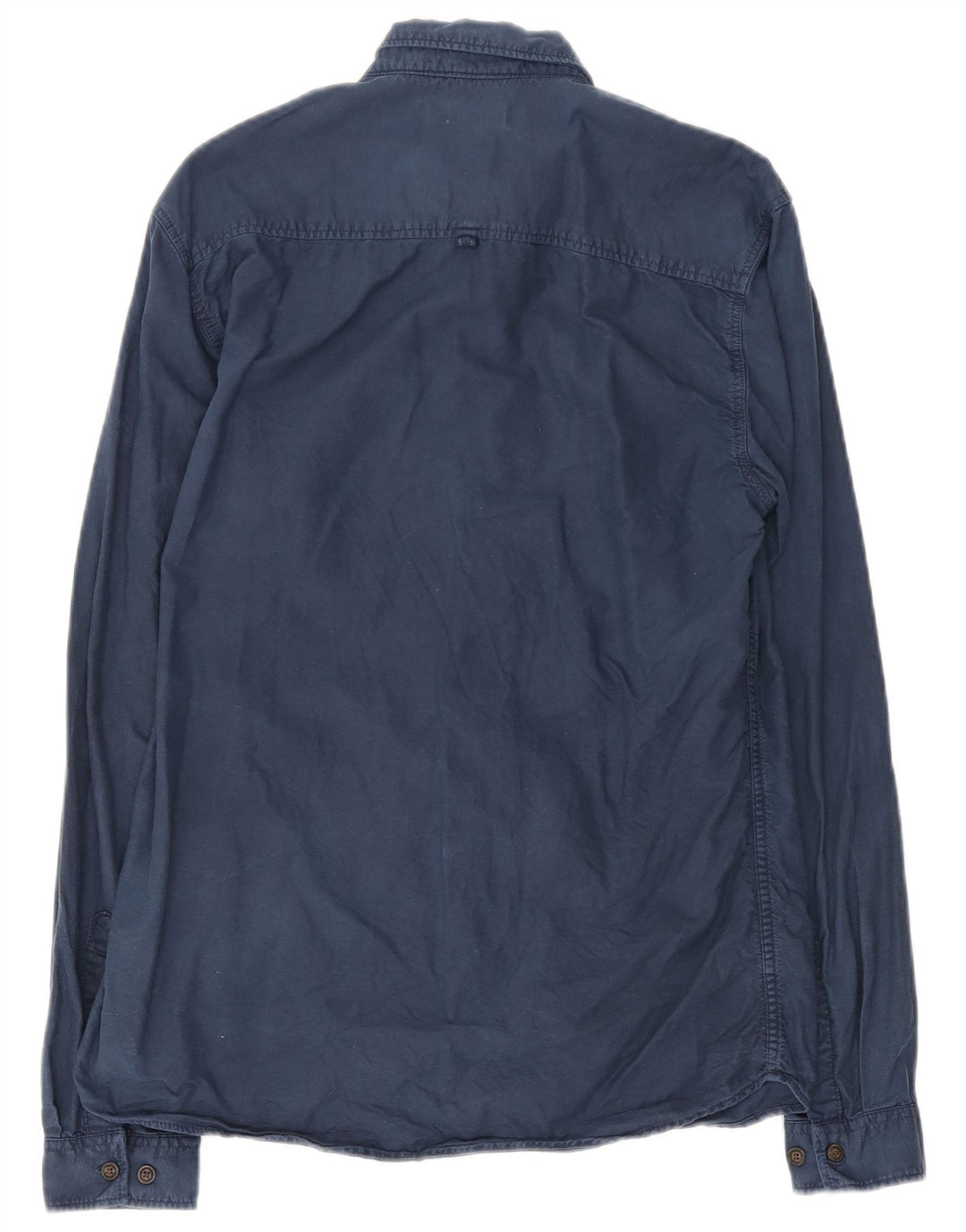 Camicia da uomo Jack & Jones grande in cotone blu navy