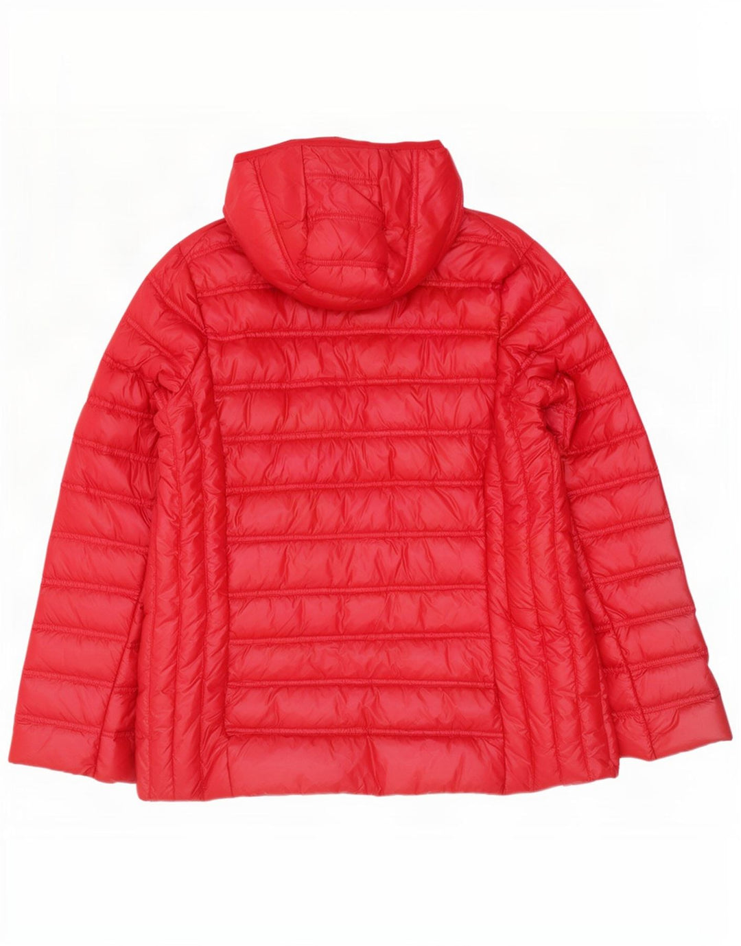 Giacca imbottita con cappuccio da donna Marks & Spencer UK 18 XL poliestere rosso
