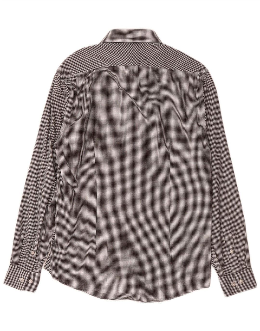 Camicia slim fit da uomo Calvin Klein taglia 39 15 1/2 pied de poule grigio medio