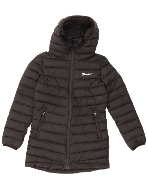 Giacca imbottita con cappuccio per ragazze Berghaus 9-10 anni in poliestere nero