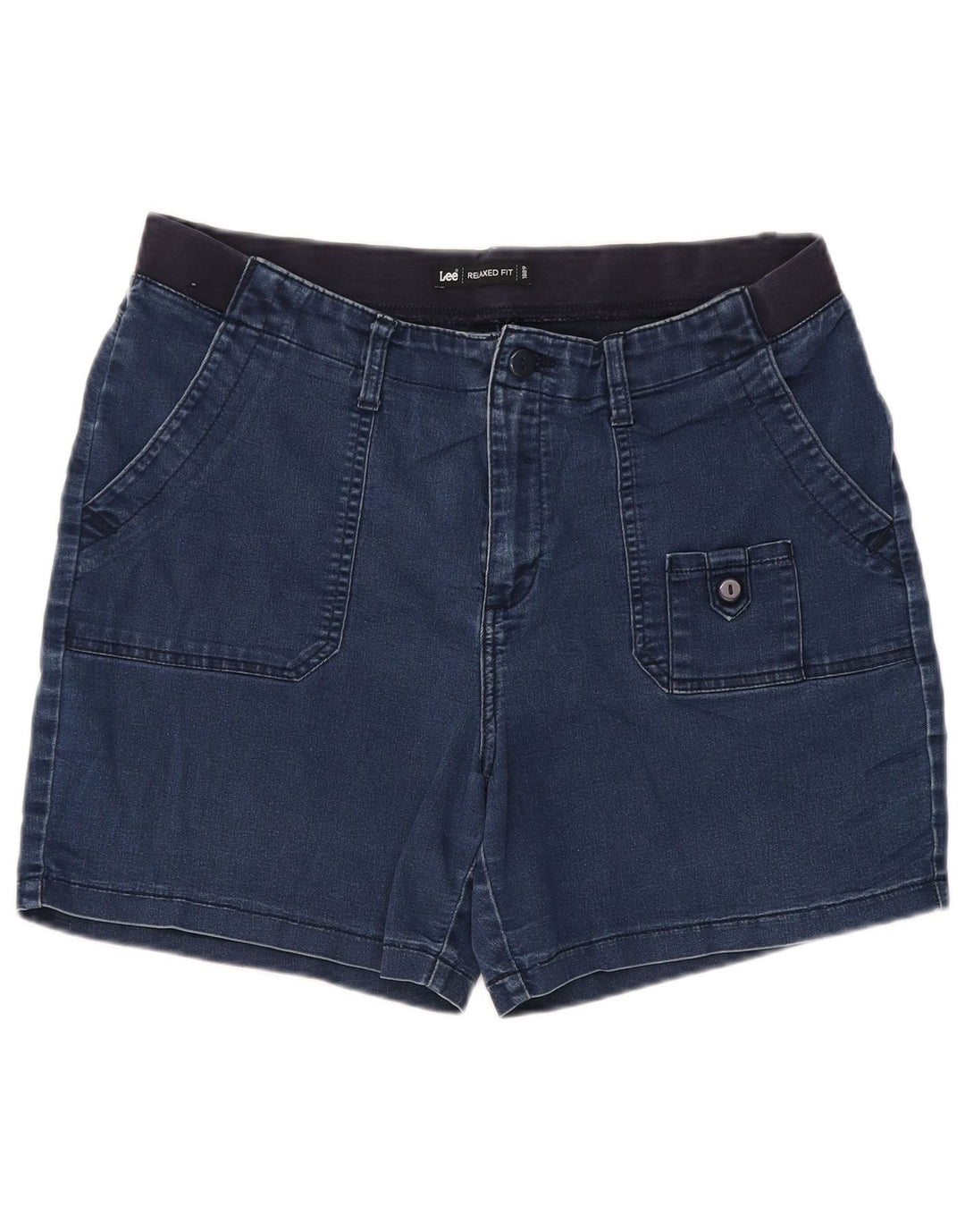 Pantaloncini di jeans dalla vestibilità rilassata da donna LEE W36 XL Blu