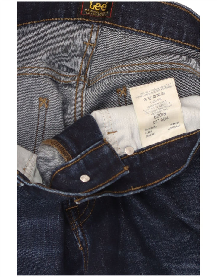 Jeans LEE Rider Slim da uomo W30 L30 in cotone blu navy