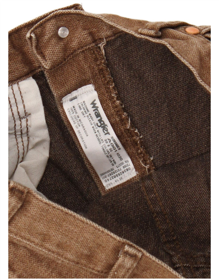 Jeans dritti da donna Wrangler W30 L30 cotone marrone